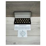 2005-2006 24 K Gold Plated 20 Coin Quarter Set