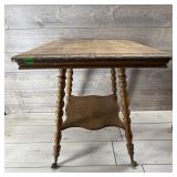 Quarter Sawn Oak Table - Vintage Quarter Sawn Quar