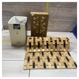 Hot Plate Pad; Miniature Ornate Cabinet; Cristal D