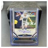 T.j. Hockenson Autographed Rookie Football Card; N
