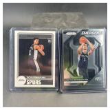 (2) Victor Wembanyama Rookie Basketball Cards