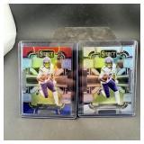 (2)  Jordan Addison Prizm Rookie Football Card