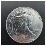 1987 American Silver Eagle 1oz fine silver dollar