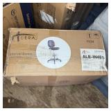 Alera Interval Swivel Stool (in4616); Black Bonded