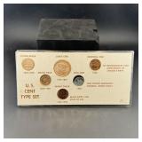 U S Cent Type Set Including 1907 Indian Head Cent