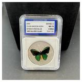 2009 .999 Silver Clad China Green And Blue Series