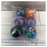 6-pack Light Up Character Bouncy Balls - Nip