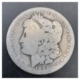 1886-O Morgan silver dollar