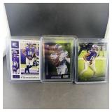 Justin Jefferson Rookie Football Card Lot (3 Cards