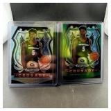 Anthony Edwards Prizm Rookie Basketball Cards (2 C