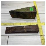 Metal Splitting Wedges (2); Approx. 7in And 8in; N