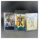 Jalen Hurts Rookie Football Card Lot (3 Cards)