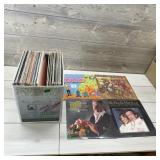 Assortment Of Vinyl Records (approx. 50 Count).