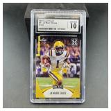 2021 Leaf Draft #31 Ja'marr Chase Gold Rookie