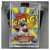 Josh Allen Wild Card 'bang' Comix Football Card;