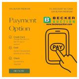 Payment: Cash, Credit/debit Card Or Good Check (wi