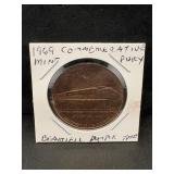 1969 Philadelphia Mint Commemorative Toned Copper