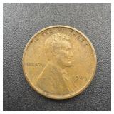 1909 Lincoln Wheat Cent, First Year Issue.