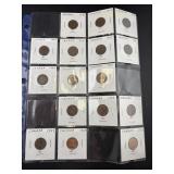 47 Coin Canada Small Cent Lot In Pages Mostly Ms T