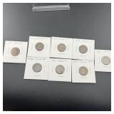 8 Coin Canada Small Cent Lot