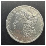 1884-o Morgan Silver Dollar.