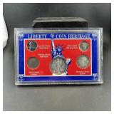 Liberty 5-coin Heritage Sets Includes: 1942-d Walk