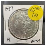 1897 Morgan Silver Dollar