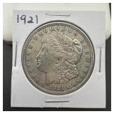 1921 Morgan Silver Dollar