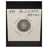 999 1/10 Oz Silver Aztec Round