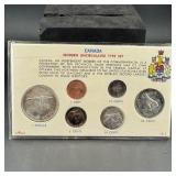 1967 Canadian 6-piece Coin Set, Includes (5) Silve