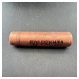 Roll Of Lincoln Wheat Cents.
