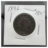1846 Large Cent.