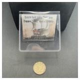 1766 Dutch East India Company Voc Copper Duit.