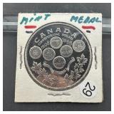 1968 Canada Commemorative Dollar. This Issue Is No