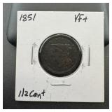 1851 Half Cent