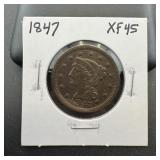 1847 Large Cent - Higher Grade Lot