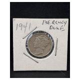 1941 Mercury Dime
