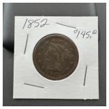 1852 Large Cent.