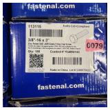 Case of assorted hardware; see photos for sizes an