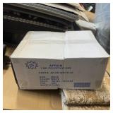 Case of 1,000 one-mil polyurethane white aprons; l