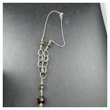 Silpada Sterling Silver Quartz Necklace, Approx. 1