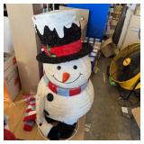 47' Lighted snowman Christmas decoration (Missing