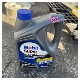 Mobil Super High Mileage motor oil, 5W-30,