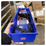 Bin with assorted items and hardware (See photos)