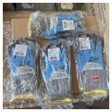 4 pairs G-Tek poly-core gloves with latex