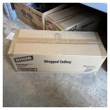 Case of 1000 black plasic Dixie knives