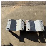 (2) Metal 4-Wheel Moving Dollies