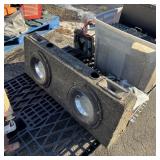 Jensen bass unit approx. 33' wide x 12' tall