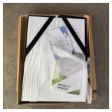 Two-piece wood floating shelf set, approx. 12' x