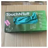 Box of 100 Touch & Tuff nitrile gloves, small